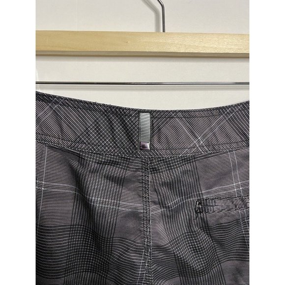 O'Neill Hybrid Shorts Men’s Size 32 Gray Plaid Boardshorts Swim - Picture 3 of 7